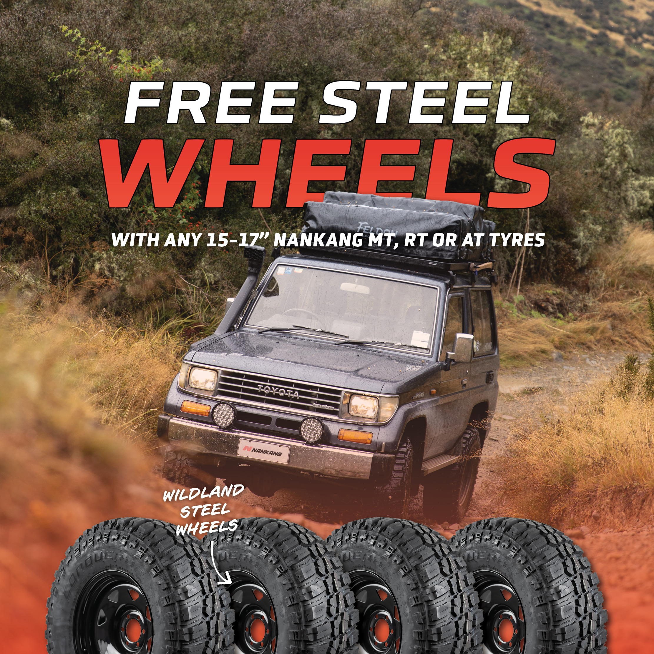 FREE Steel Wheels